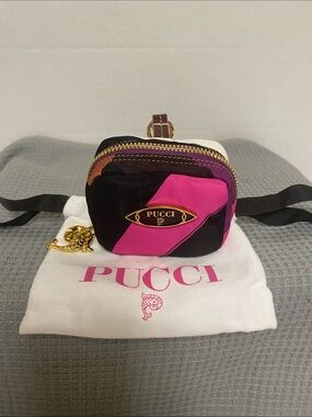 Emilio Pucci Mini Yummy Clip-On Bag Charm Pouch
